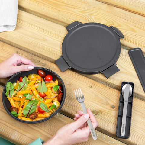 Make & Take Salad Bowl 1.3L Dark Grey