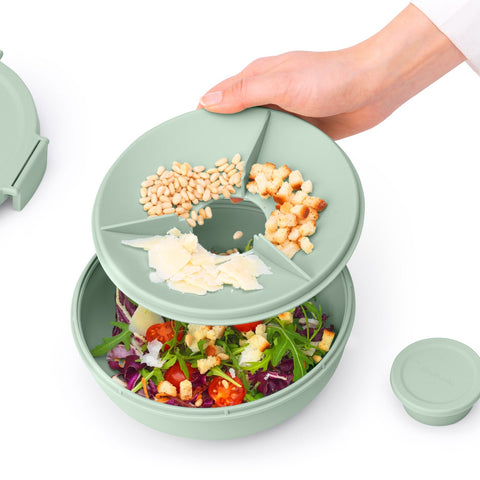Make & Take Salad Bowl 1.3L - Jade Green