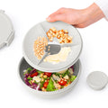 Make & Take Salad Bowl 1.3L - Light Grey