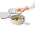 Make & Take Salad Bowl 1.3L - Light Grey