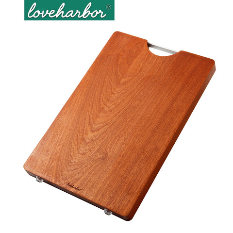 Loveharbor Rectangular Wooden Cutting Board