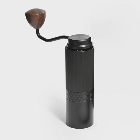 Professional Burr Grinder, Aluminium & Wooden Handle 38mm