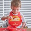 Palm Grasp Spoon & Fork Set - Marcus Red / Marcus
