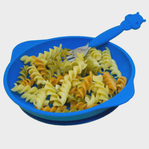Suction Plate - Lucas Blue