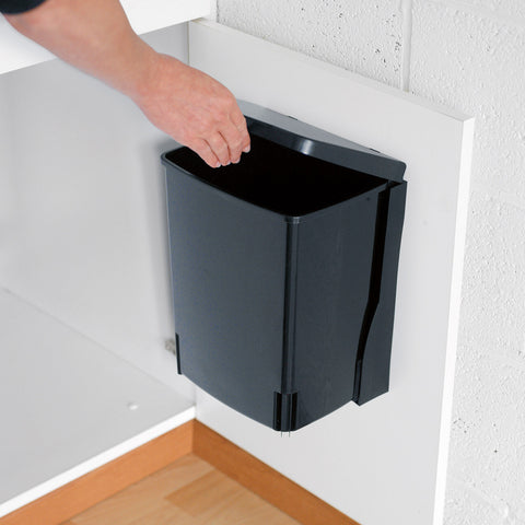Newicon Wall Mounted Bin - Black