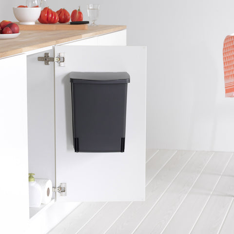 Newicon Wall Mounted Bin - Black