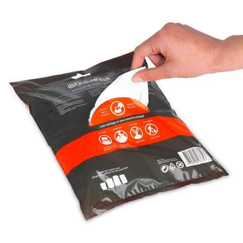 Bin Liner Code B (5 Litre) 40 Bags Dispenser Pack - White