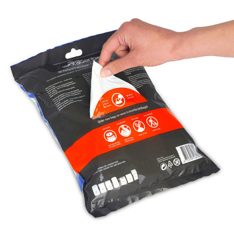 Bin Liner Code D (15-20 Litre) 40 Bags Dispenser Pack - White