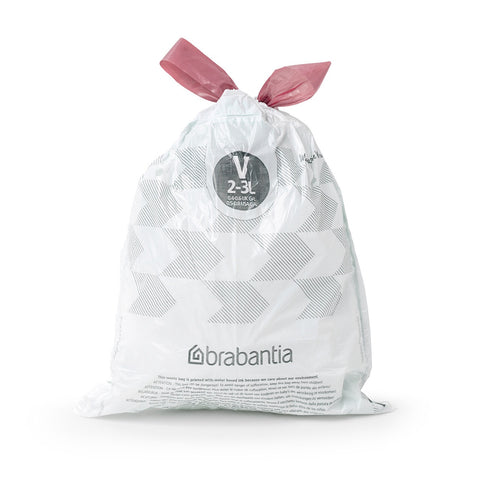 Bin Liner Dispenser Pack Code V (2-3 Litre nICON) 40 Bags