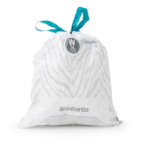Bin Liner Dispenser Pack Code W (5 Litre nICON) 40 Bags