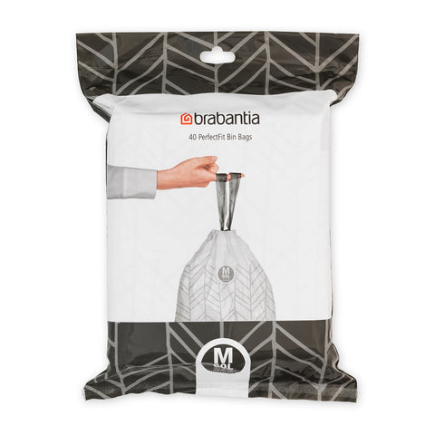 Bin Liner Dispenser Pack Code M 60 Litre 40 Bags