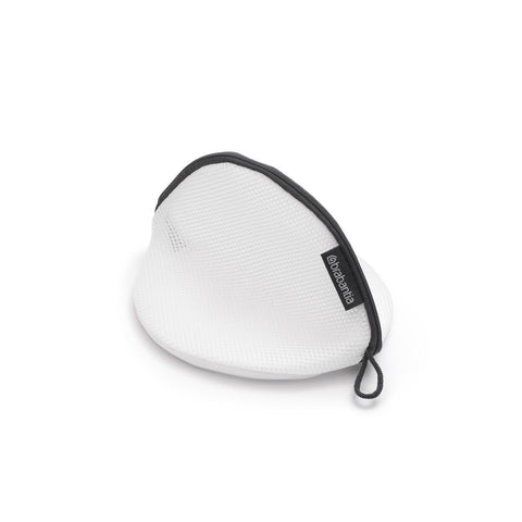 Bra Wash Bag - White w/ Grey Zipper