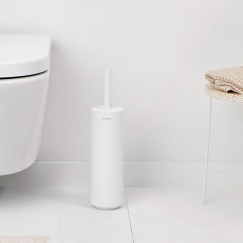 Mindset Toilet Brush & Holder - Mineral Fresh White