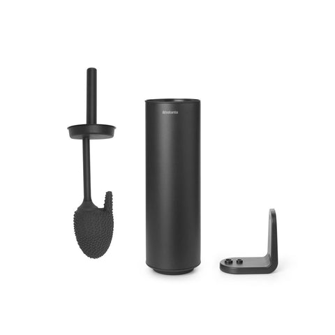 Mindset Toilet Brush & Holder - Mineral Infinite Grey