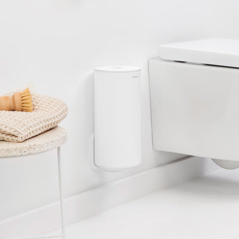 Mindset Toilet Roll Dispenser - Mineral Fresh White