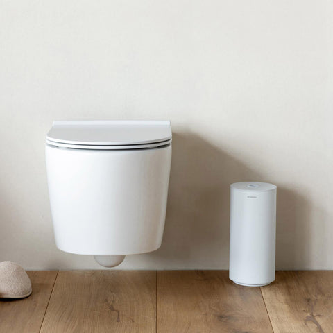 Mindset Toilet Roll Dispenser - Mineral Fresh White