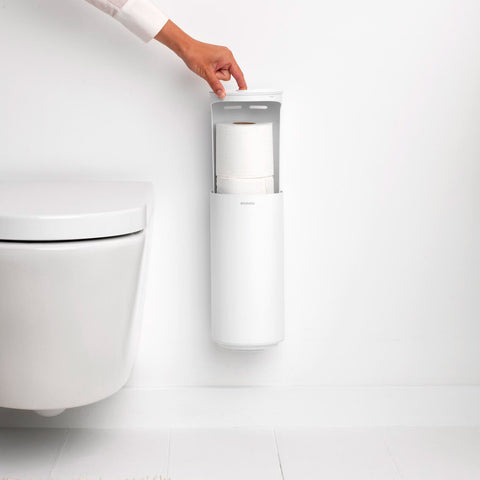 Mindset Toilet Roll Dispenser - Mineral Fresh White
