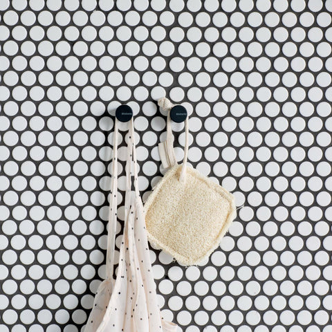 Mindset Towel Hooks Set of 2 Mineral Infinite Grey