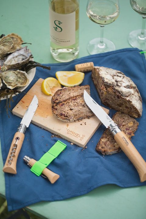Nomad Cooking Kit (No.10 Corkscrew, No.12 Serrated, No.06 Peeler, Cutting Board, Towel)
