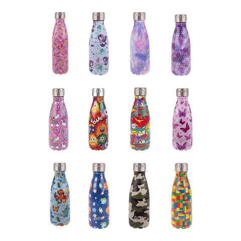 Stainless Steel  Hydrations Double Wall Insulated Drink Bottle 350Ml Patterns