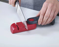 Rota Knife Sharpener - Dark Grey/ Red