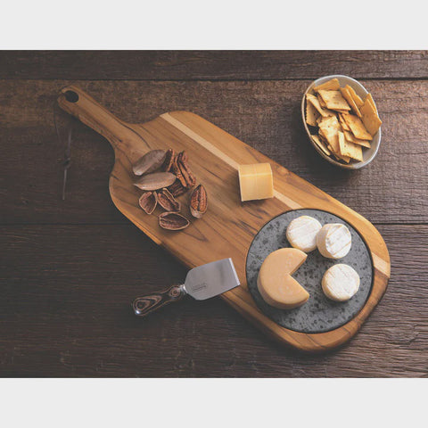 Provence Cheese Board With Handle and Stone