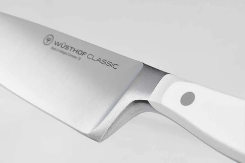 Classic White Slim 7 Pieces Block With Santoku