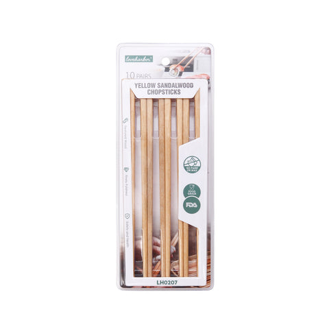 Loveharbor Yellow Sandalwood Chopsticks