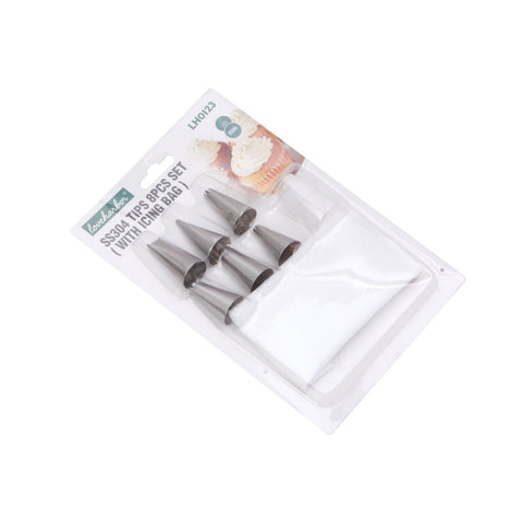Ss304 Tips Set With Icing Bag
