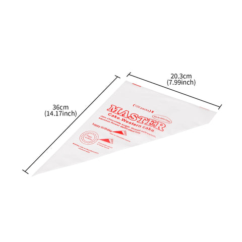 Disposable Piping Bag 100 Pieces