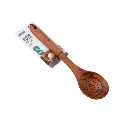 Loveharbor Wooden Slotted Spoon