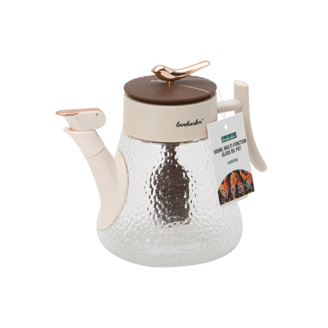 Loveharbor Multi-Function Glass Oil Pot