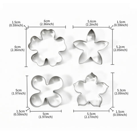 Flora Cookies Cutter Set