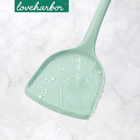 Loveharbor Silicone Solid Spatula - Green