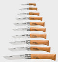 Traditional Classic Gift Wooden Box Set Of 10 Carbon Steel Knives (#02 To #12) Beechwood
