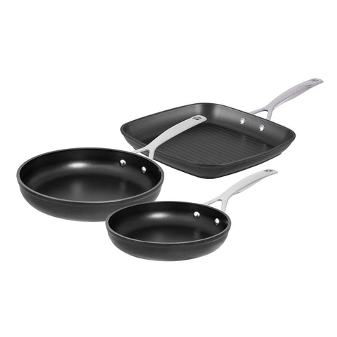 Ignite 3 Piece Fry Pan And Grill Set