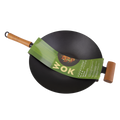 Non-Stick Excalibur Stir Fry Pan/Wok With Wood Handles - 36Cm Dia.