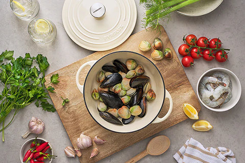 Pyrochef Round French Oven 26cm / 5L - Meringue