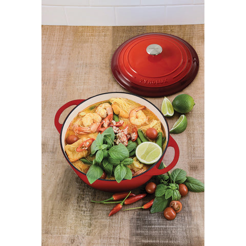 Pyrochef Casserole 24cm/4L Red