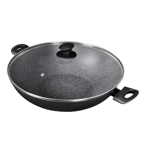 Pyrostone Wok With Lid 36cm