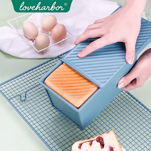 Loveharbor Green Earth Non-Stick Covered Loaf Pan