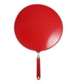 Silicone Oil Splatter Screen With Soft Touch Handle 32.8Cm - Red