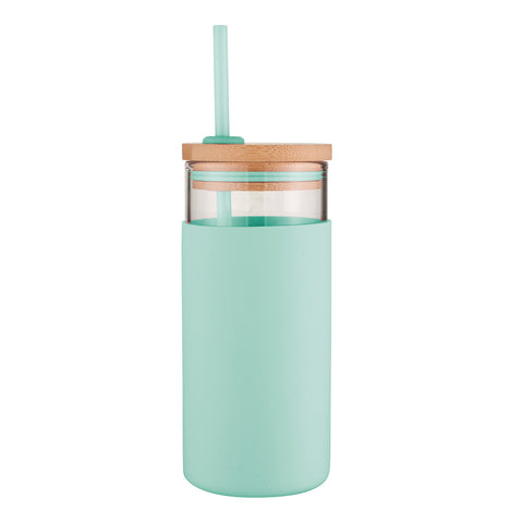 Glass Smoothie Tumbler 580Ml Mint