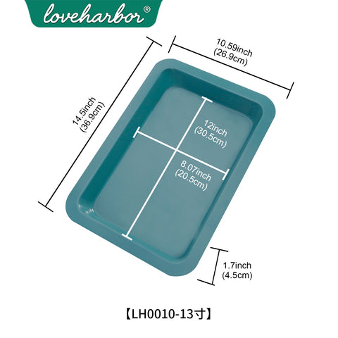 Loveharbor Green Earth Non-Stick Oblong Baking Pan