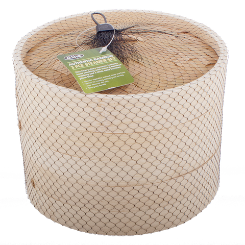 Bamboo 3 Pce. Steamer 8/20Cm Dia