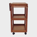 Churrasco Serving Trolley in Jatoba Wood