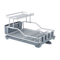 Bravo Aluminium Double Decker Dish Rack with Draining Tray