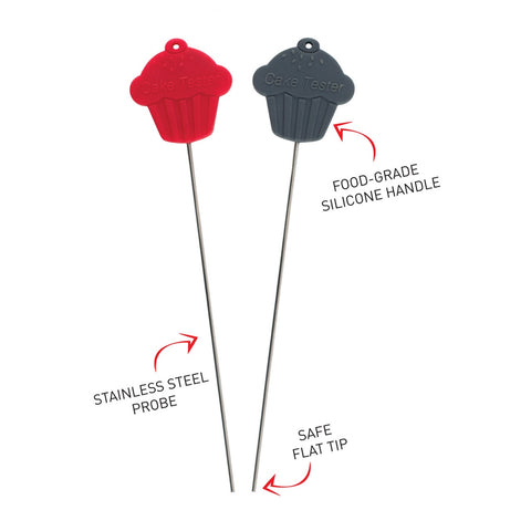 Silicone Handle Cake Tester - Set of 2