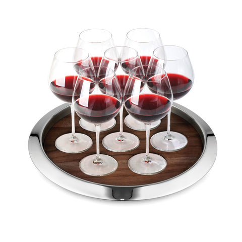 Kingston Tray with Wooden Inlay