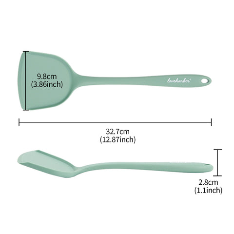 Loveharbor Silicone Solid Spatula - Green
